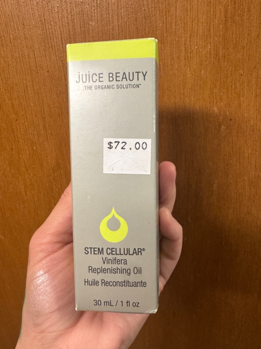Juice Beauty Stem Cellular Vinifera Replenishing Oil — Lime Yellow Accent